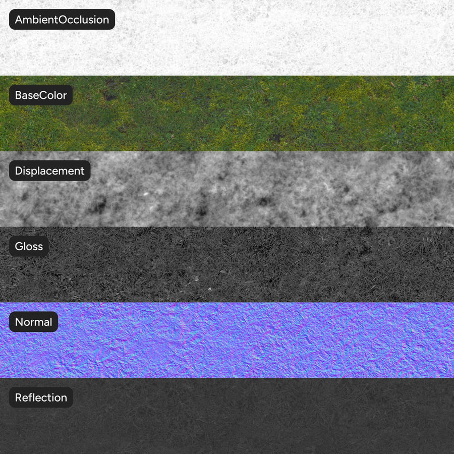 Krátká textura trávy