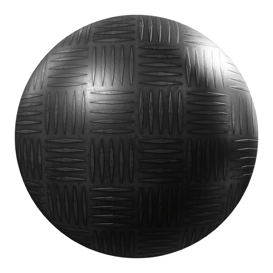 Diamond Quad Metallic Textur, Dunkelgrau
