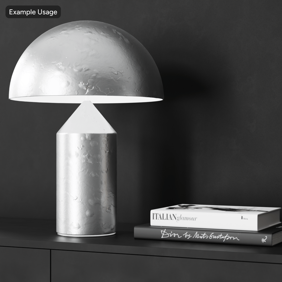 Tekstur Logam Melepuh, Gunmetal