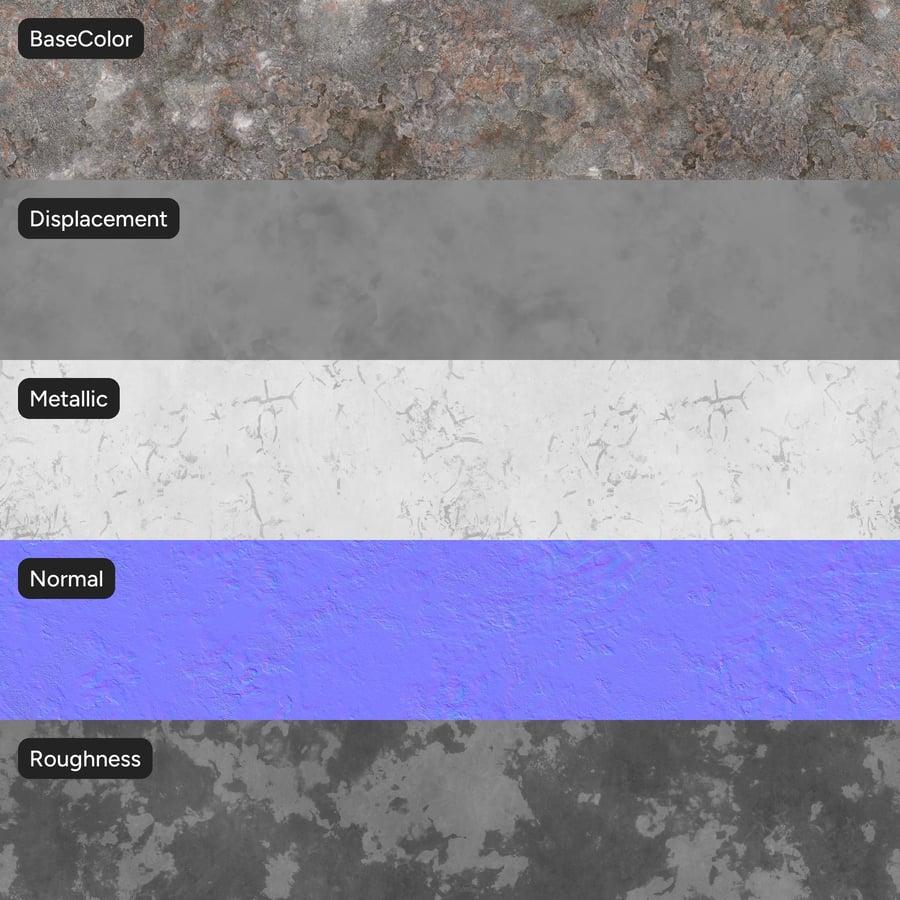 Heavily Corroded Metal Texture