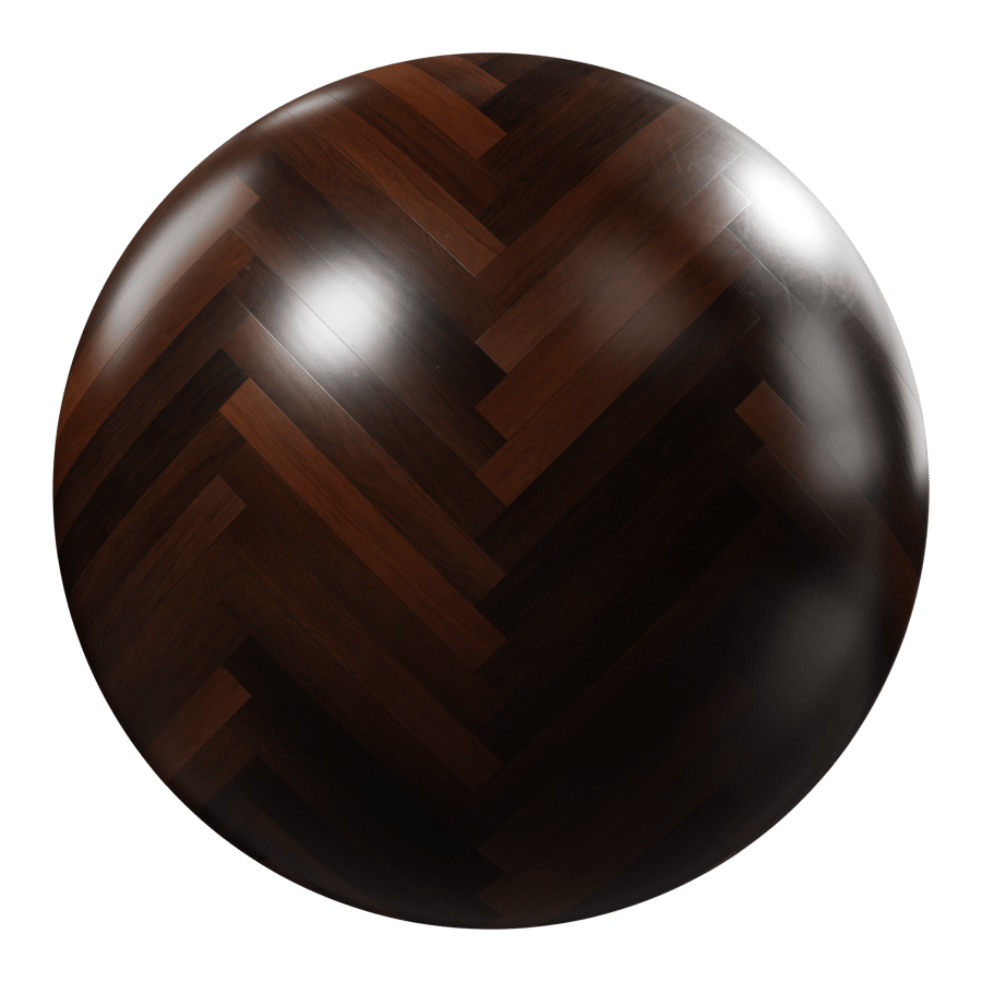 Herringbone Oak Wood Board Texture, Dark Brown