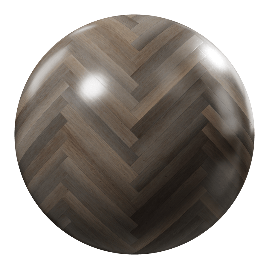 Herringbone Oak Wood Board Texture, Cool Brown