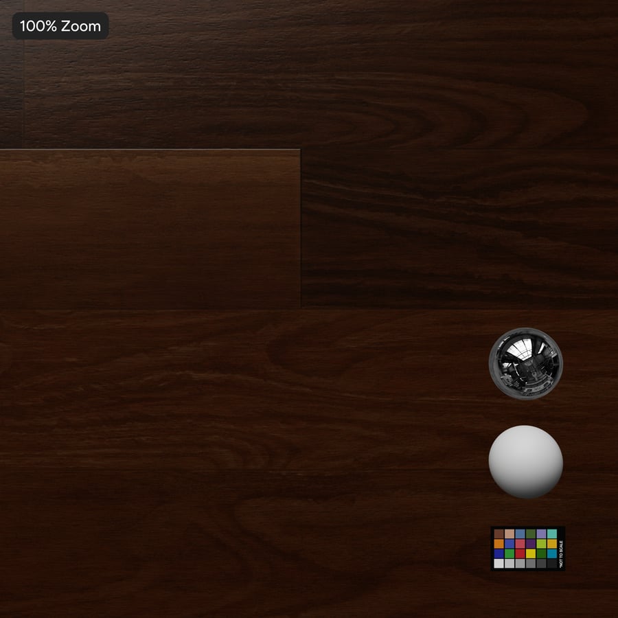 Oak Wood Board Texture, Dark Brown