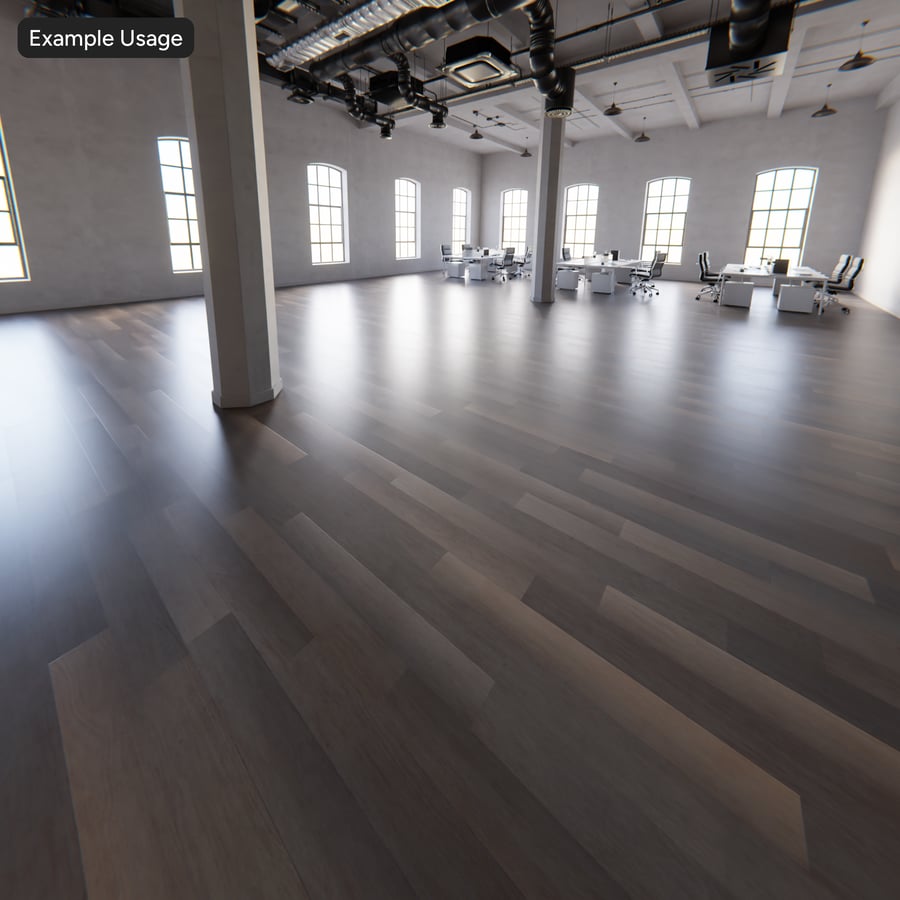 Oak Wood Board Texture, Cool Brown