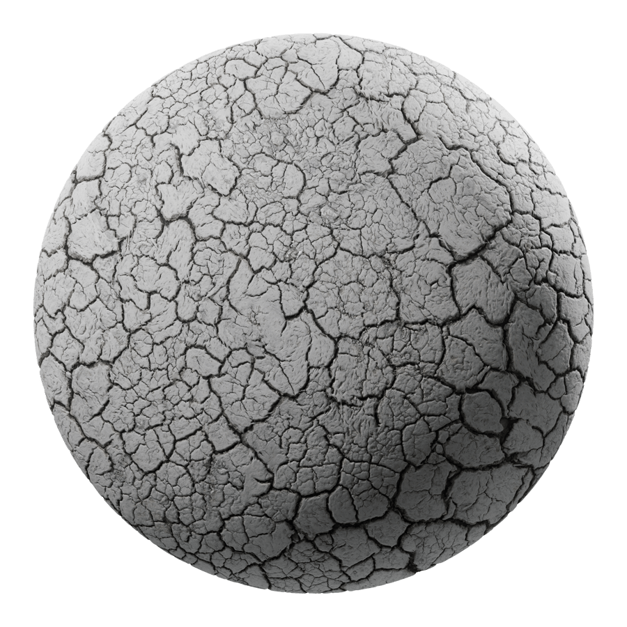 Dried Mud Texture, Grey