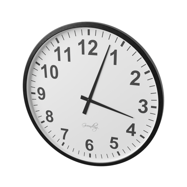 Modello orologio, bianco
