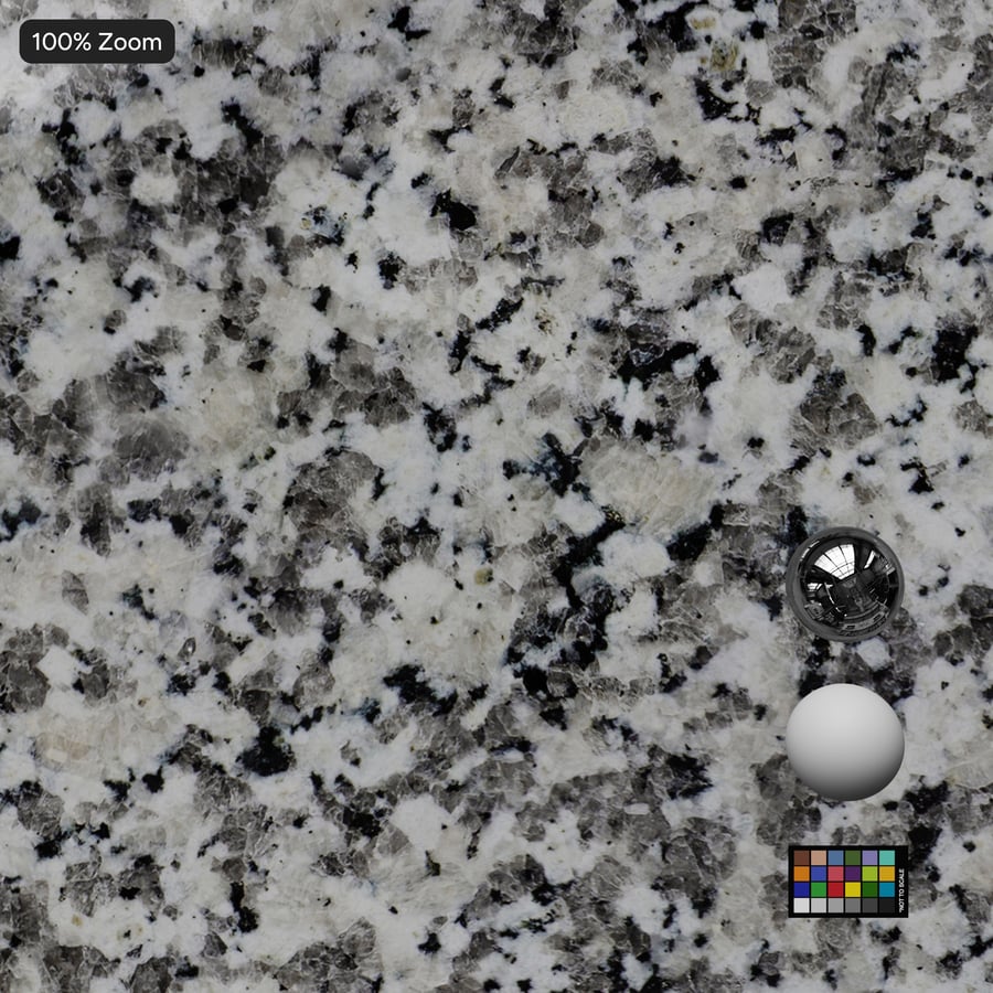 Polished Granite Stone Texture, Obsidian Veil