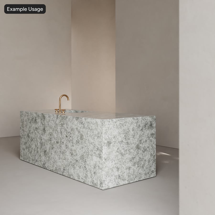 Polished Marble Stone Texture, Smoky Grey