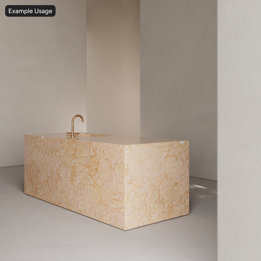Textura de pedra de mármore polido, Toffee Cream