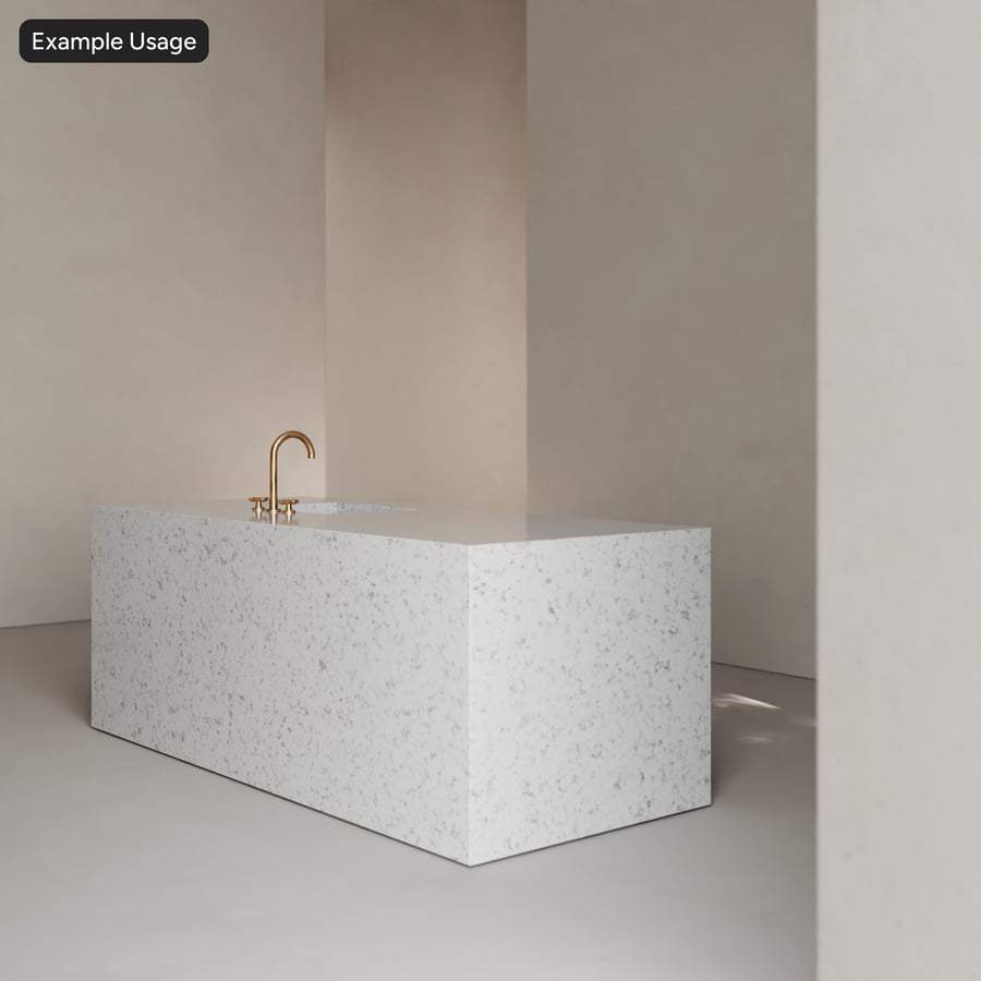 Polerad marmor stenstruktur, Galaxy White