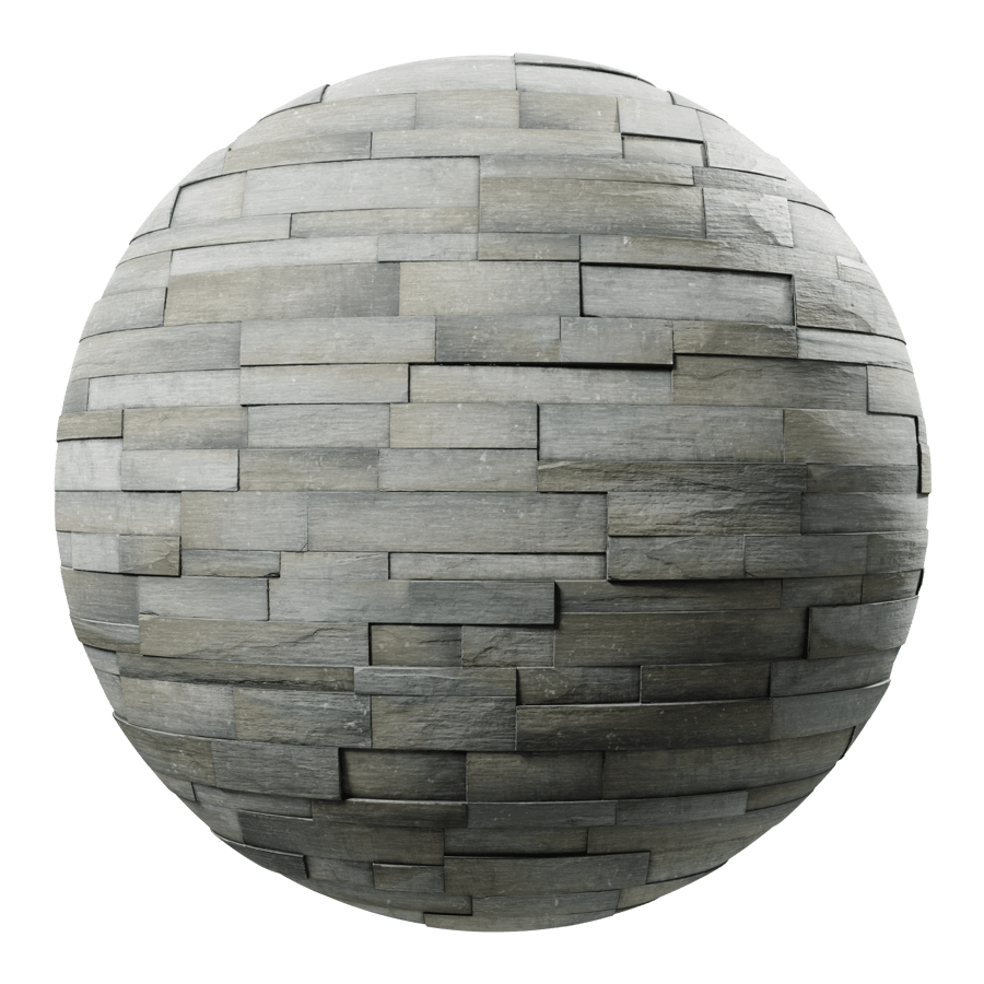 Smooth Ledger Stone Texture, Blue