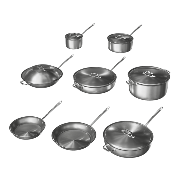 Edelstahl Töpfe &amp; Pfannen Kochgeschirr Set Modelle