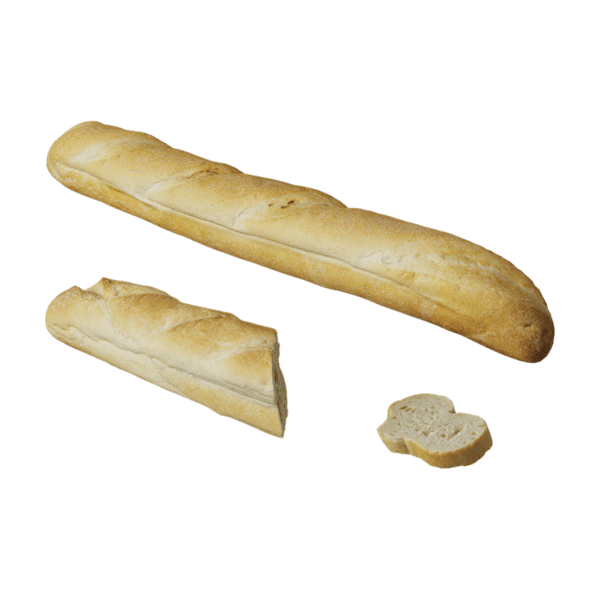 Französische Baguettes Brot Lebensmittel Modell