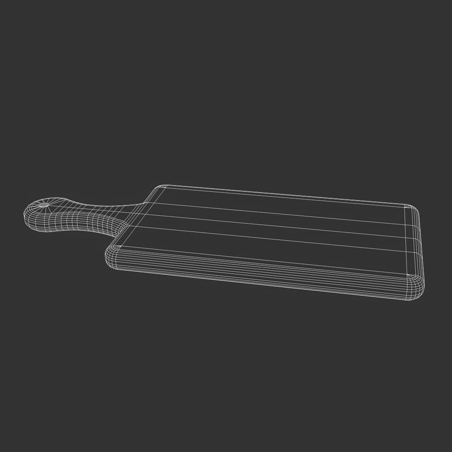 Timber Cutting Board Model, Dark Tan
