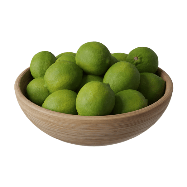 Limes Fruit Bowl Lebensmittel Modell