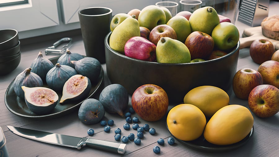 Feige Frucht Lebensmittel Modell