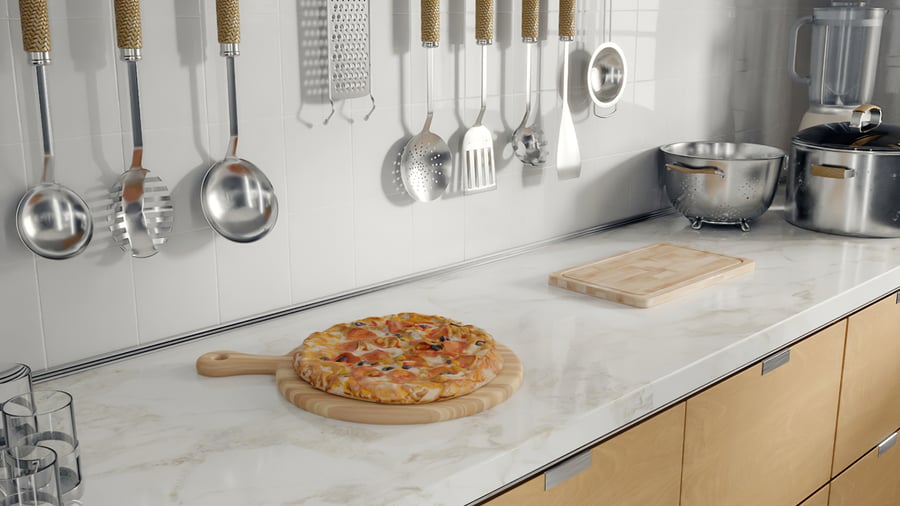 Medium Deluxe Pizza Model