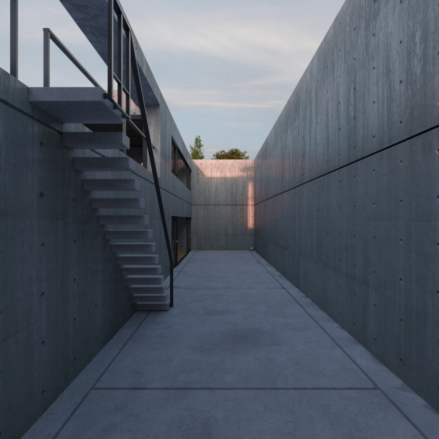 약간 흐린 수평선 일몰 야외 하늘 HDRI, 주황색