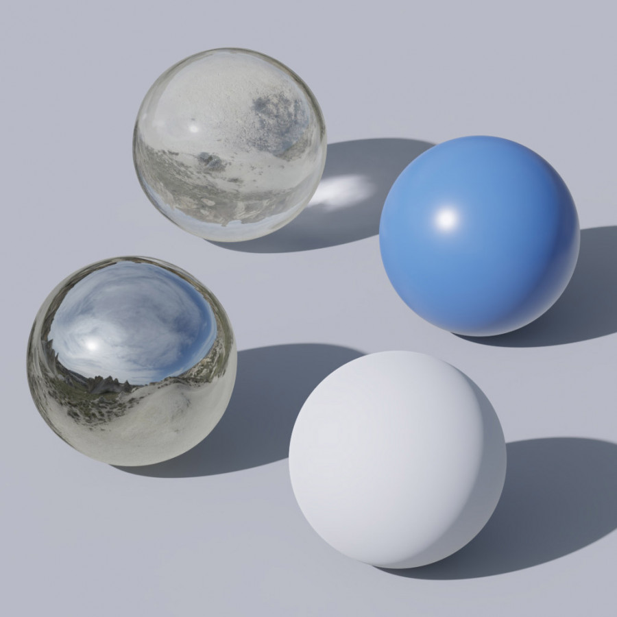 霞んだ雲の午後 カッパドキア屋外の空 HDRI