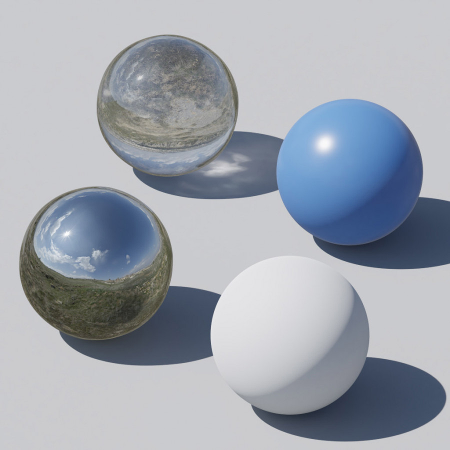 散云午后卡帕多奇亚户外天空 HDRI