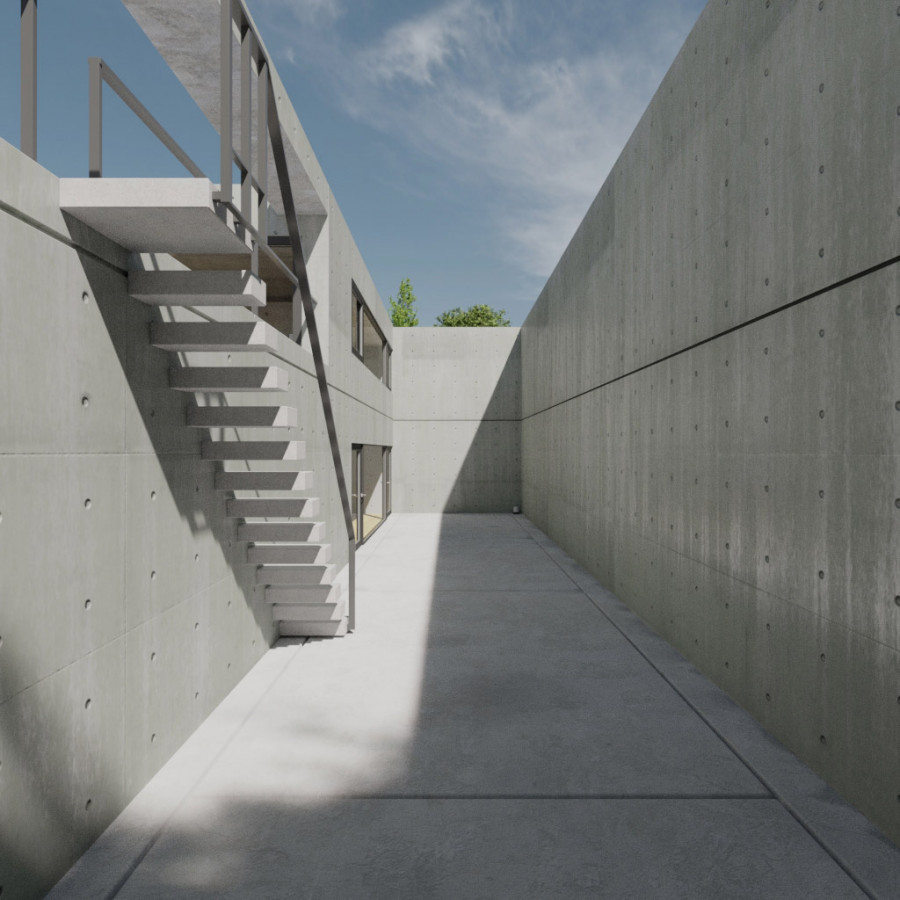 Nuvem à deriva Tarde clara Parque de estacionamento da cidade Exterior Céu HDRI