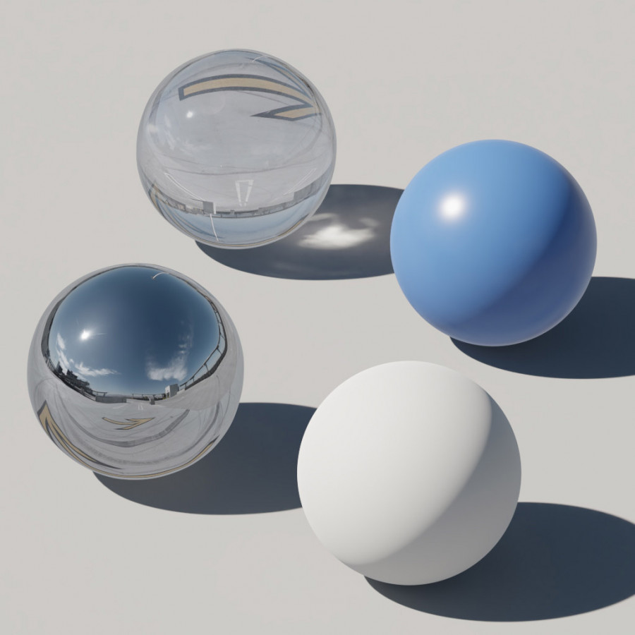 Nuvem à deriva Tarde clara Parque de estacionamento da cidade Exterior Céu HDRI