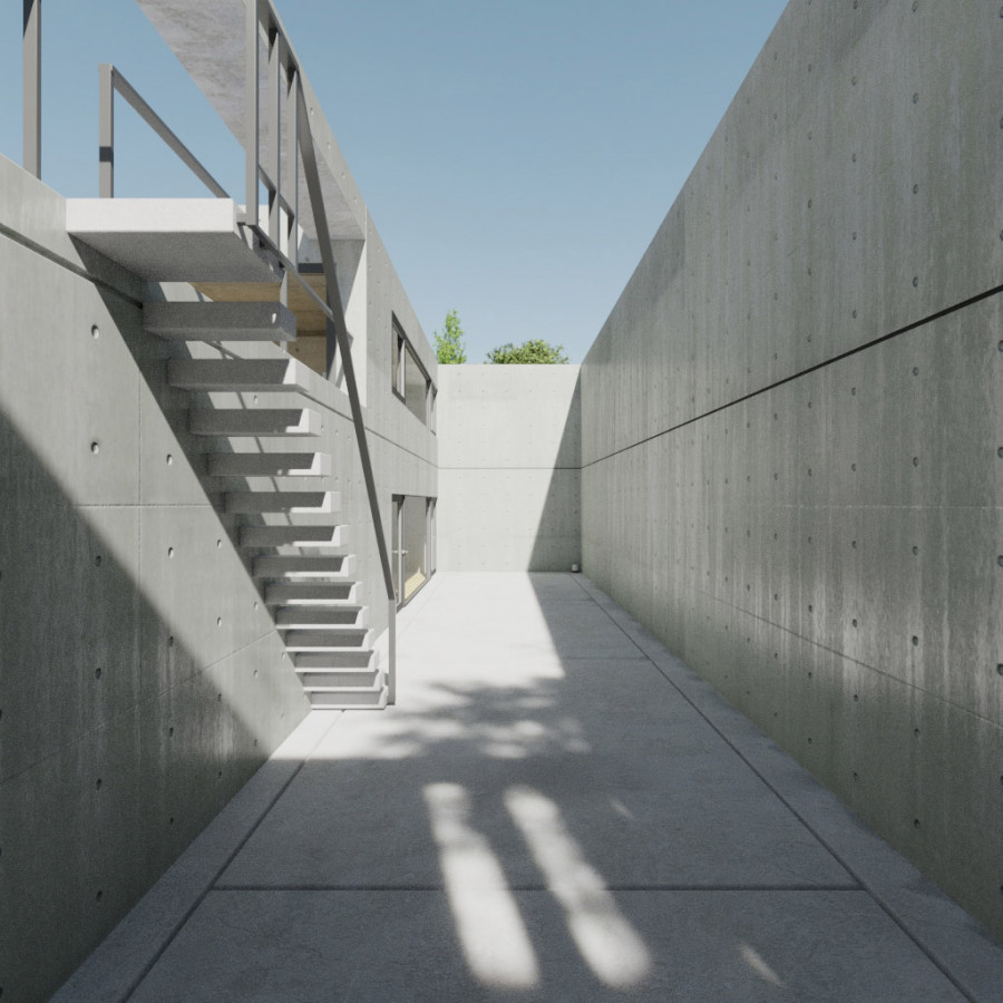 Nuvem pouco dispersa Tarde clara Parque de estacionamento da cidade Céu exterior HDRI