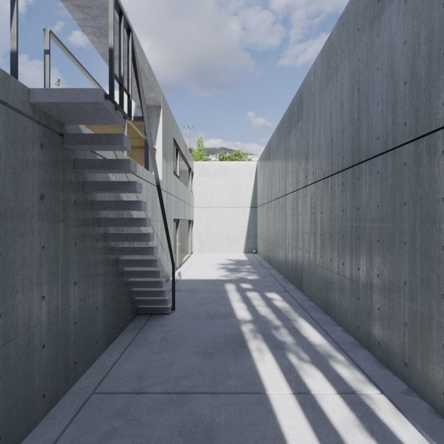 Облачный день Жилая дорога Открытый небо HDRI