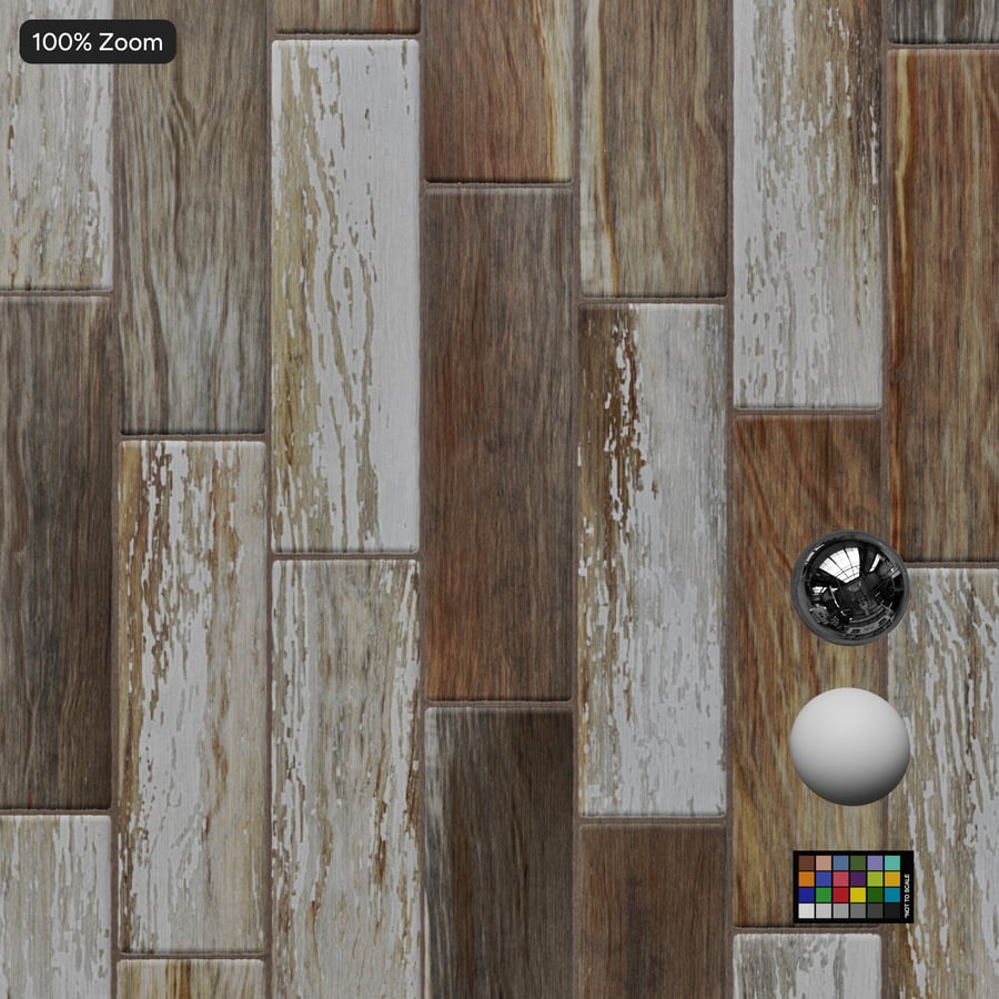 Rectangular Offset Ceramic Matte Tile Texture, Walnut