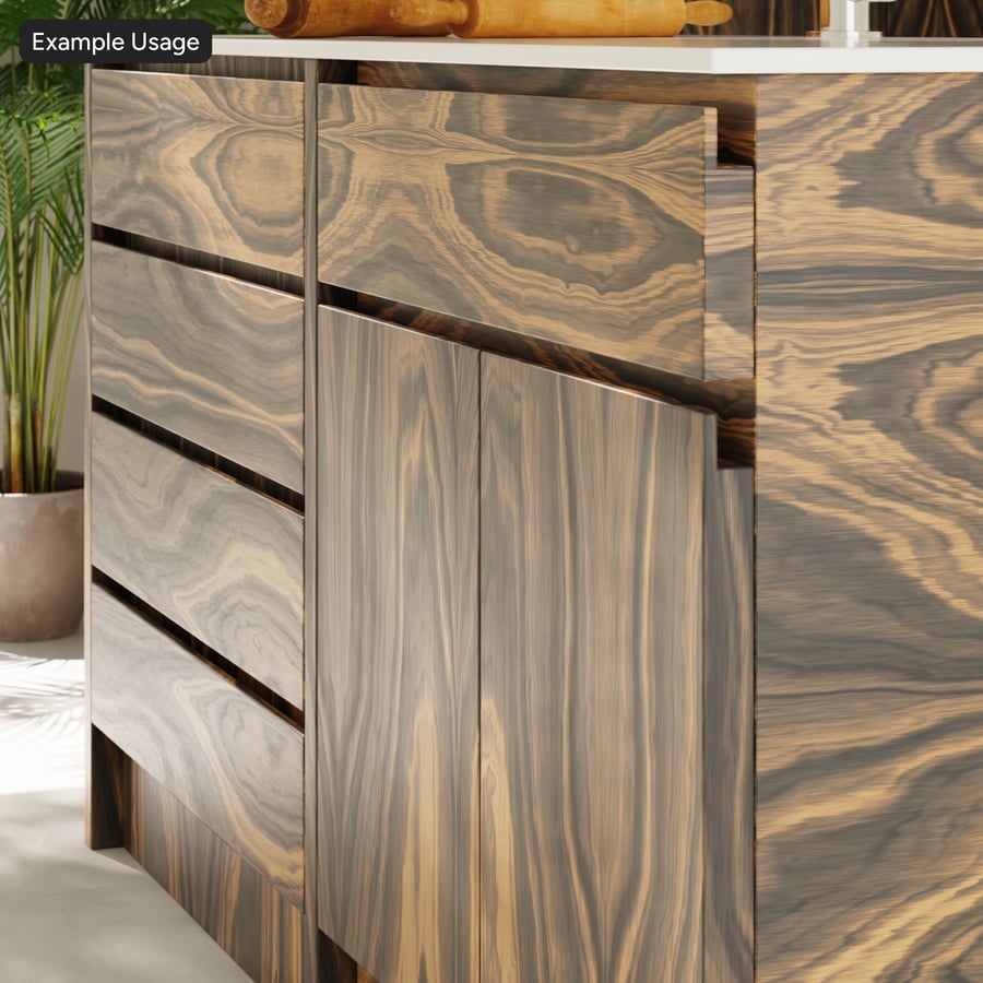 Book Match Oak Wood Veneer Texture, Brown