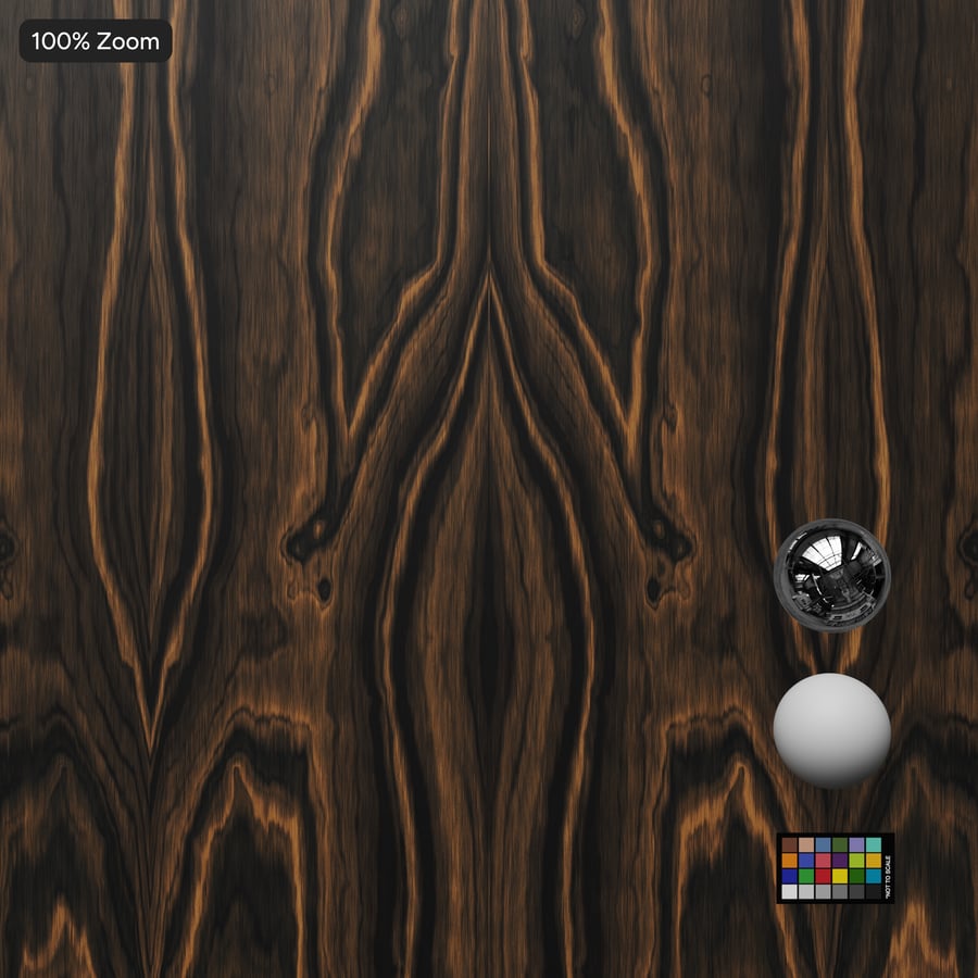 Book Match Oak Wood Veneer Texture, Brown
