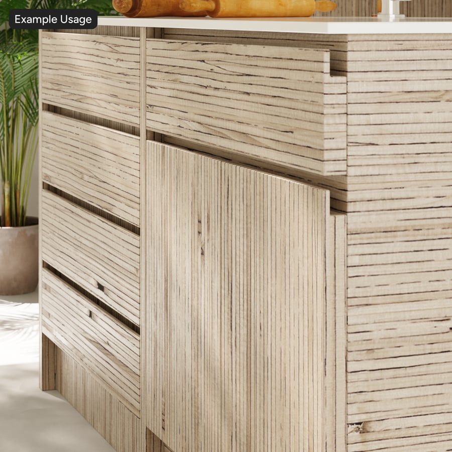 Slip Match Oak Wood Veneer Texture, Ashy Beige