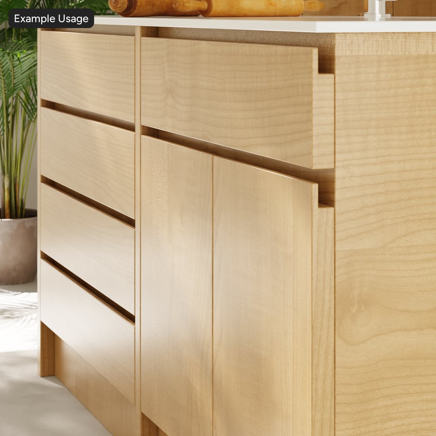 Tekstur Veneer Kayu Oak yang Cocok, Cokelat