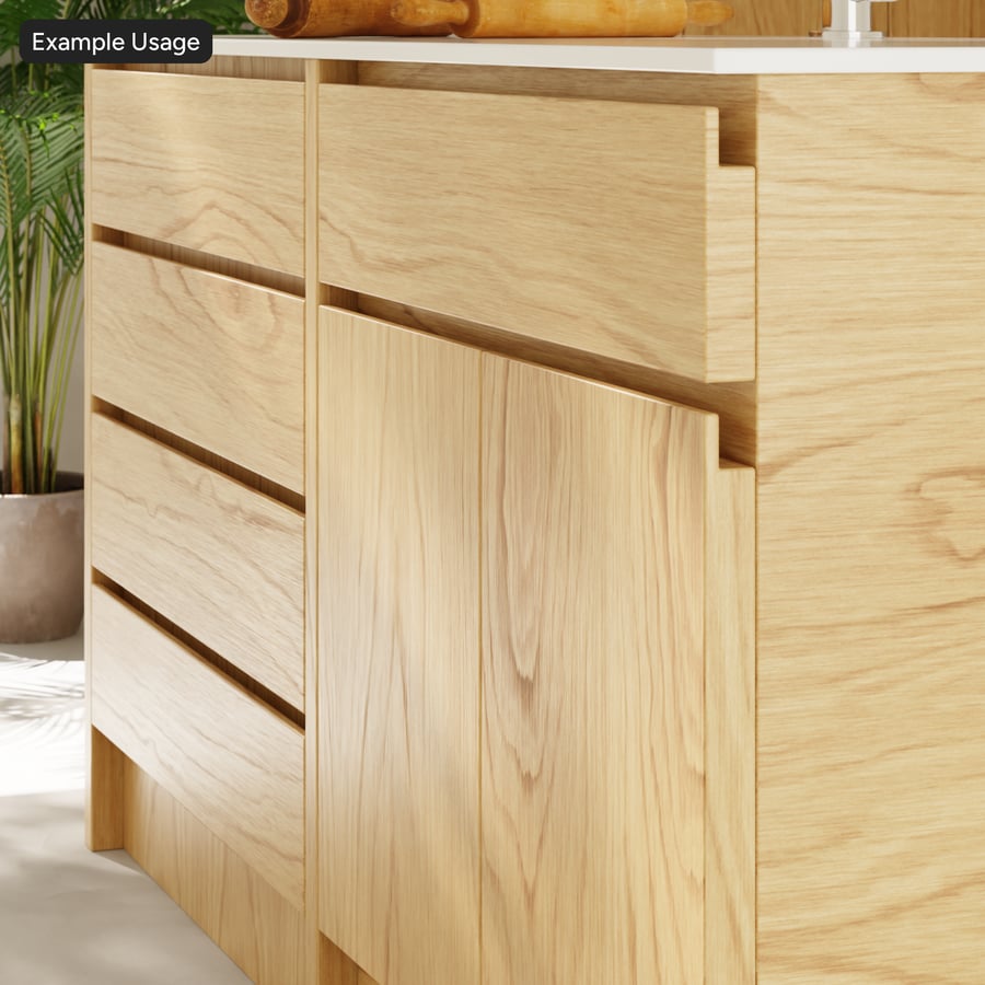 Tekstur Veneer Kayu Walnut yang Cocok dengan Buku, Cokelat Muda