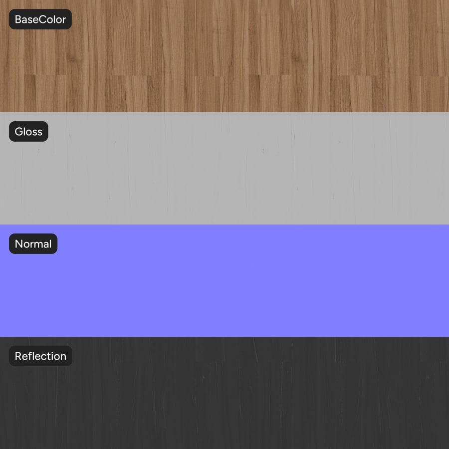 Oak Wood Board Texture, Light Brown