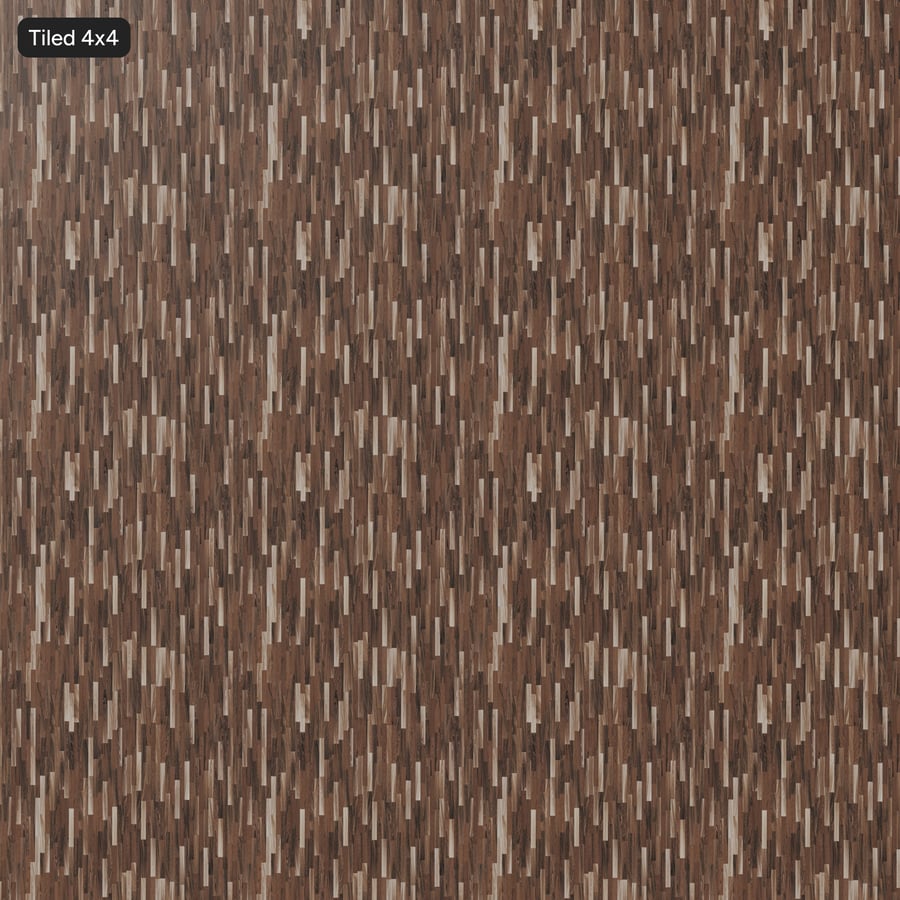 Donker Hickory houten plankstructuur, bruin