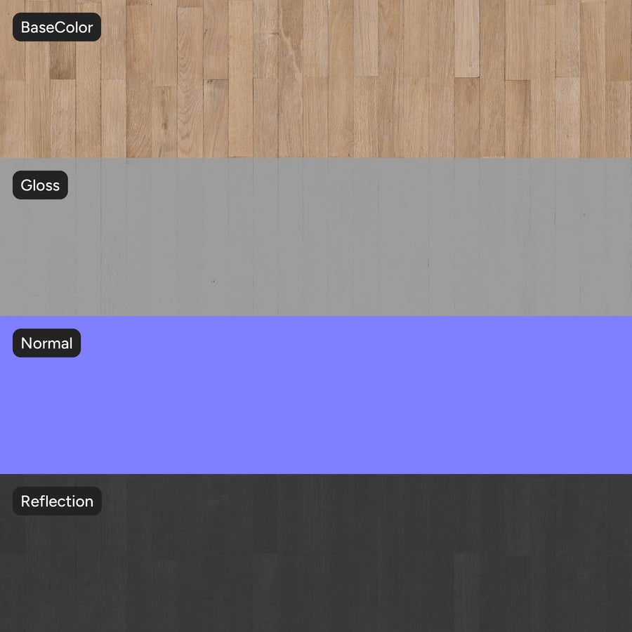 Tekstur Papan Kayu Oak, Pirang