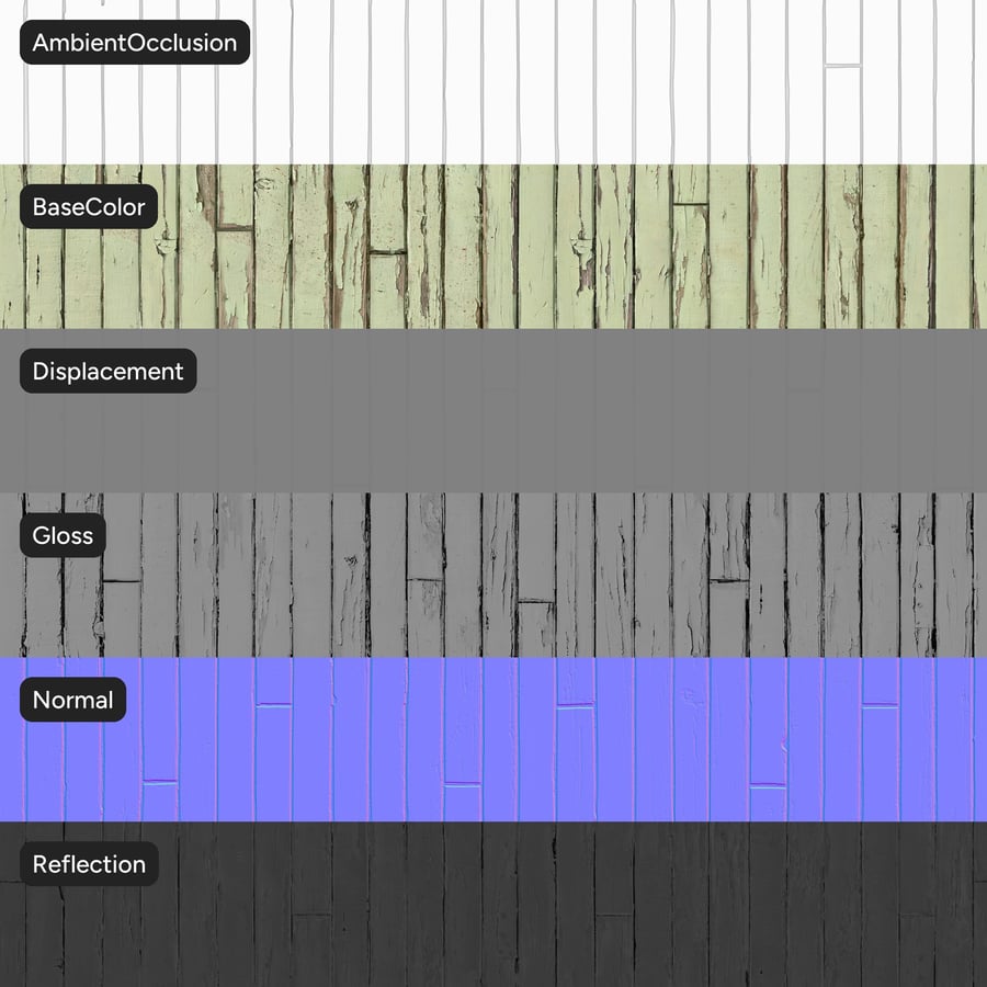Old Oak Wood Board Texture, Φασκόμηλο πράσινο