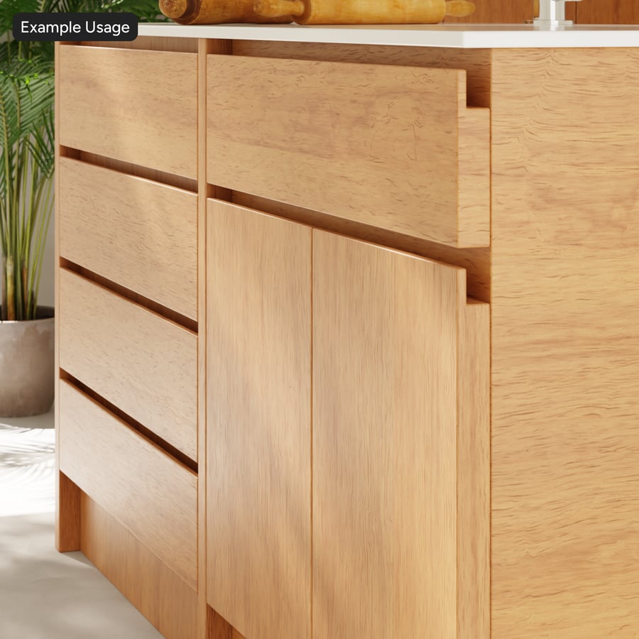 Mẫu vân gỗ veneer gỗ gụ Honduras, màu nâu nhạt