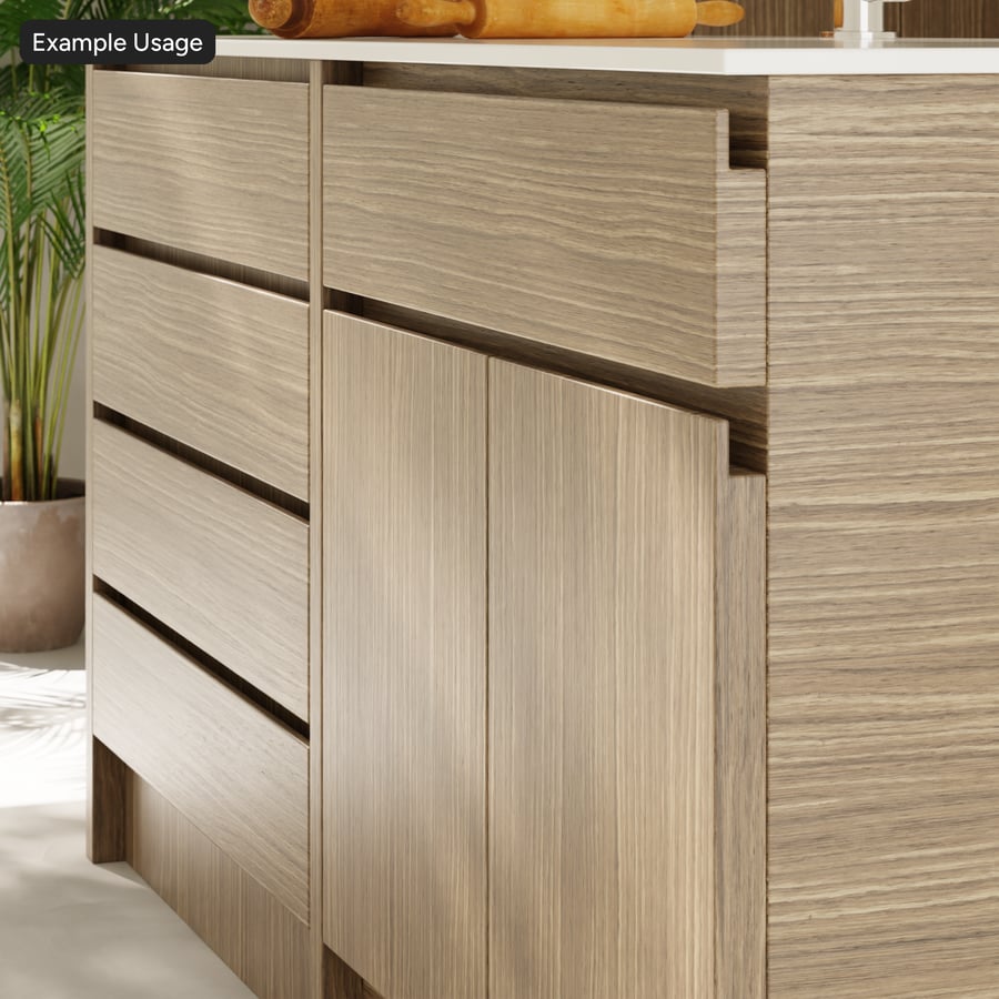Текстура деревянного шпона Slip Match Melamine, орех