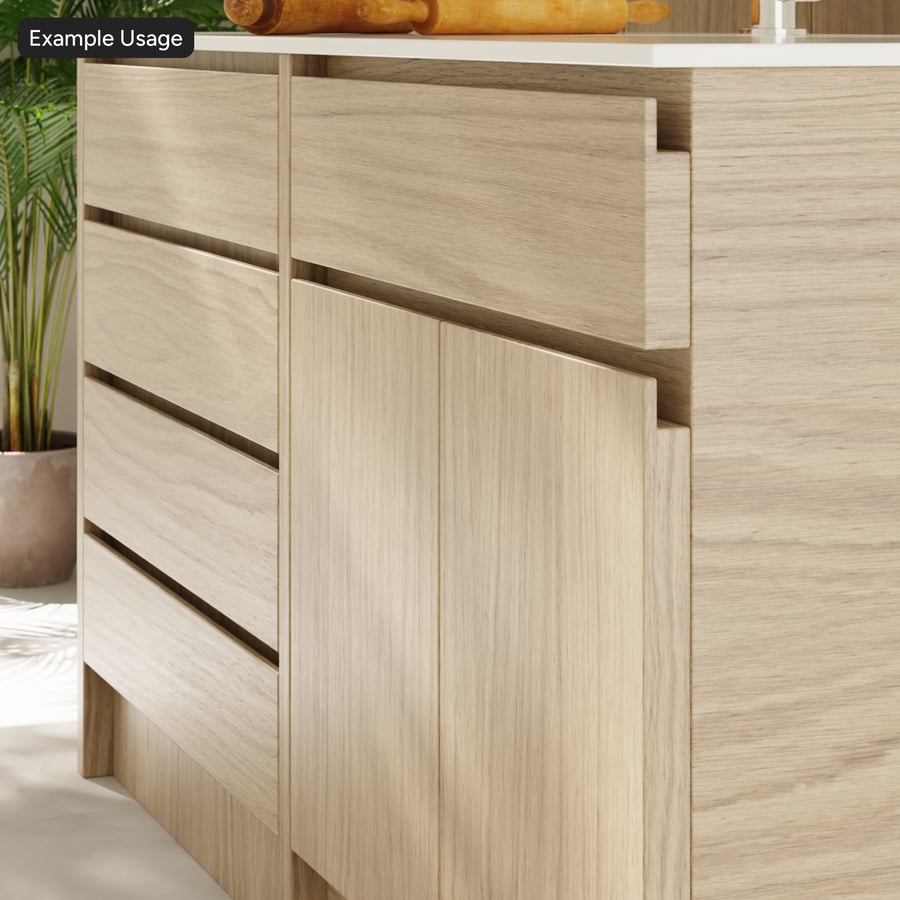Okleina drewnopodobna Slip Match Oak, tekstura Creme White