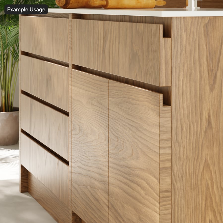 Book Match Oak Wood Veneer Texture, Butterscotch