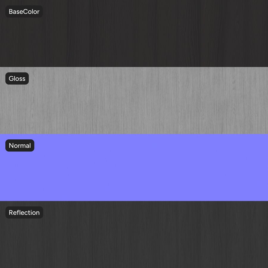 Slip Match Oscuro Wood Veneer Texture, Ebony