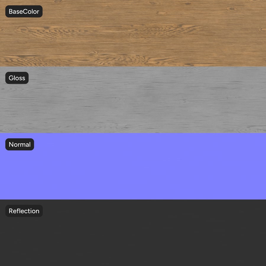 Random Match Parisian Oak Wood Veneer Texture, μπεζ