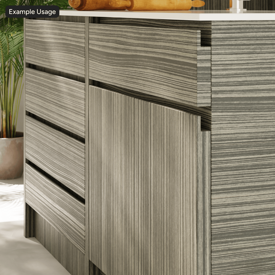 Slip Match Oak Wood Veneer Texture, Misty Green
