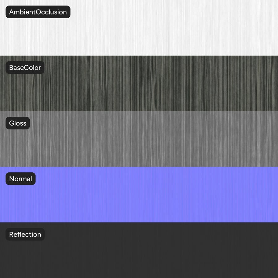 Slip Match Oak Wood Veneer Texture, Misty Green