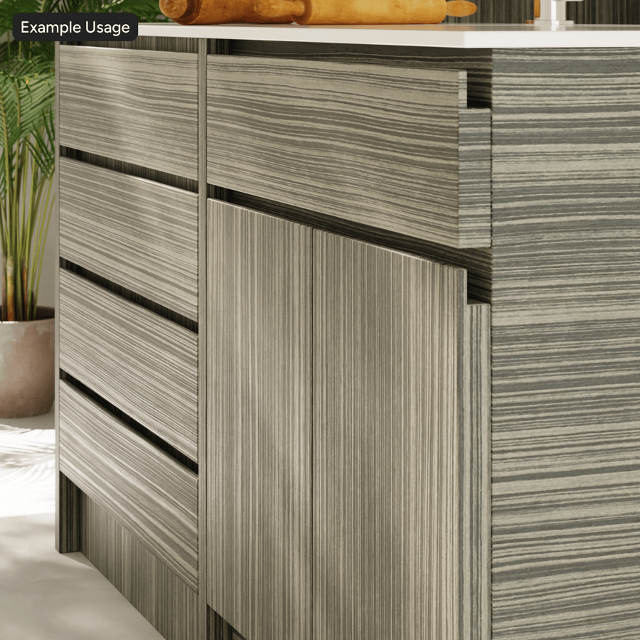 Slip Match Oak Wood Veneer Texture, Mossy Green