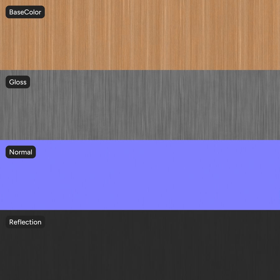 Шпон Slip Match Grove Wood Texture, світло-помаранчевий