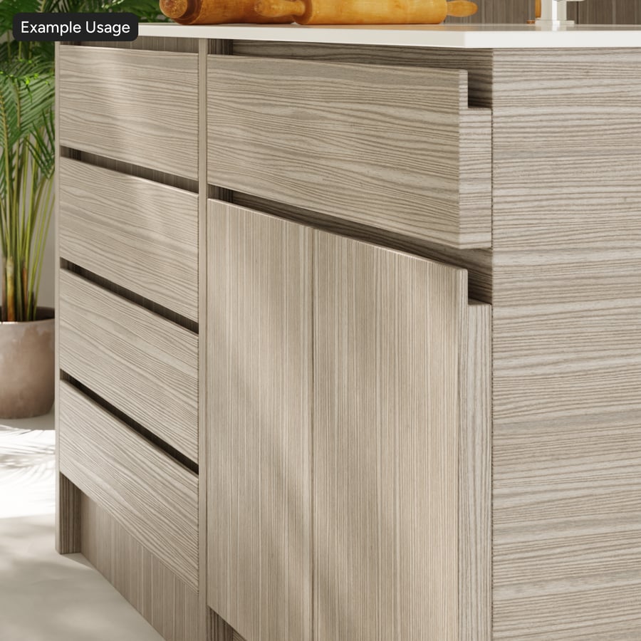 Texture dell'impiallacciatura di quercia Slip Match, grigio