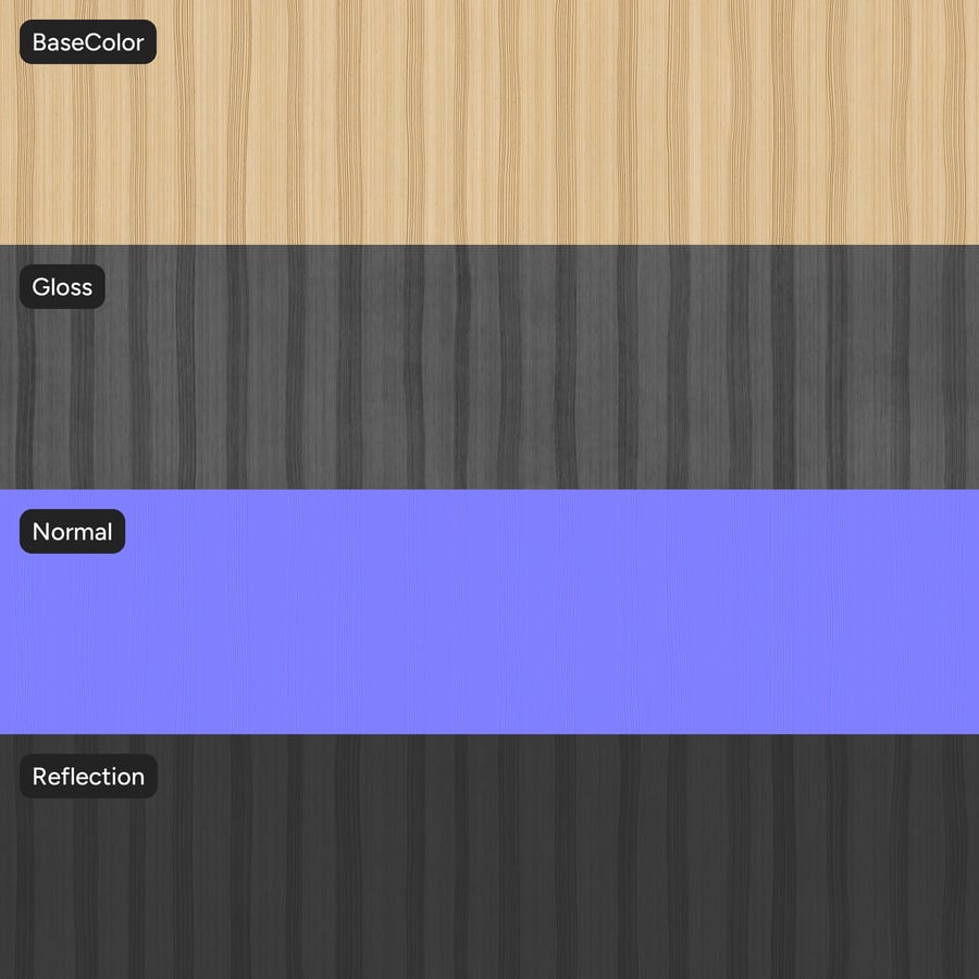 Slip Match Oak Wood Veneer Texture, Toasted Beige